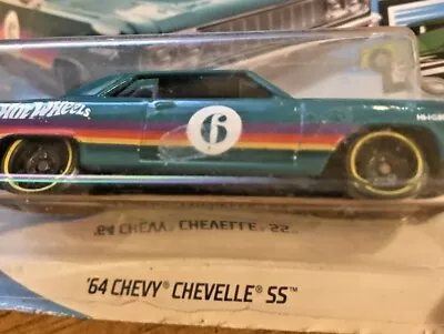 Buy Hot Wheels - Speed Blur- ‘64 Chevy Chevelle SS - 1.64 Scale-Teal - Sealed New • 4.35£