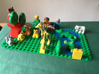Buy Lego Duplo Zoo Animals And Green Board • 24£