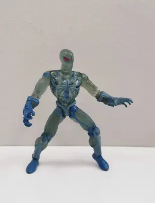 Buy Spiderman Clear Ice Blue Armour Action Figure 1996 - Toy Biz - Approx 13cm • 5.99£