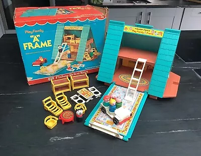 Buy FISHER PRICE Vintage Little People A FRAME House 1974 100 % Complete Orig. Box • 24.99£