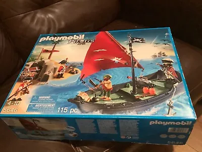 Buy PLAYMOBIL PIRATES Floating Ship Boat Limited Edition Retired Set 5646 115 Piece • 29.99£