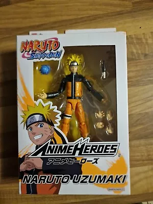 Buy New Bandai Naruto Anime Heroes 15cm Action Figure - Uzumaki Naruto • 22£
