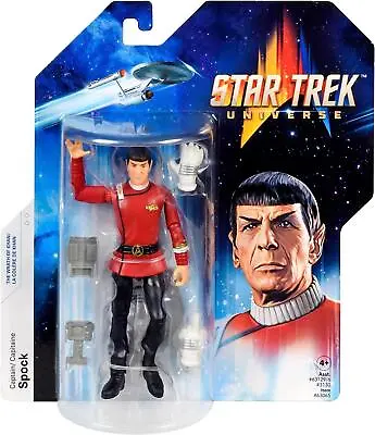Buy NEW Bandai Star Trek 5 Inch CAPTAIN SPOCK Star Trek Wrath Of Khan Action Figure • 16.89£