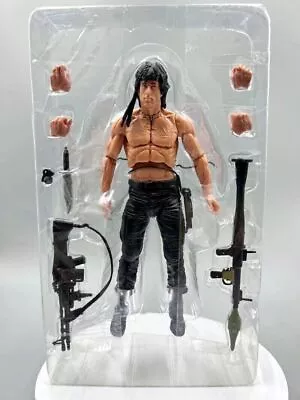 Buy NECA First Blood - John J. Rambo Survival Version 7  Action Figure Toys Boxed • 36.89£