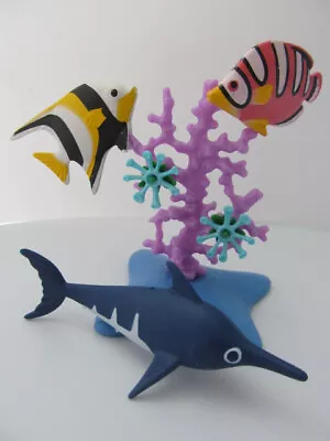 Buy Playmobil Zoo/Aquarium/Mermaid/Pirate Extras: Fishes, Coral, Baby Sword Fish NEW • 8.49£