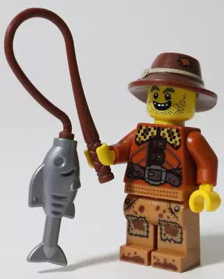 Buy Peasant Fisherman Minifigure MOC Medieval Castle Knights - All Parts LEGO • 8.99£