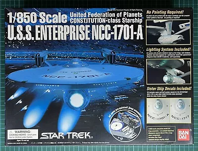 Buy Star Trek U.S.S. Enterprise NCC-1701-A 1:850 Scale Model Kit Bandai #0124915 • 325£