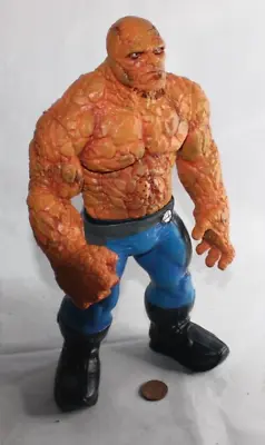 Buy Fantastic Four The Thing Talking 14  Marvel ToyBiz Large Rubber Figure 2005 • 13£