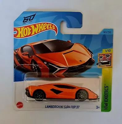 Buy Hot Wheels Mainline Lamborghini Sian FKP 37 Orange  • 4£