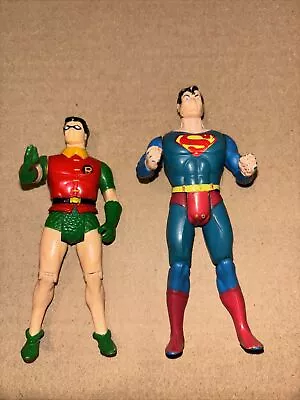 Buy VINTAGE KENNER SUPER POWERS Superman And Robin • 14.99£