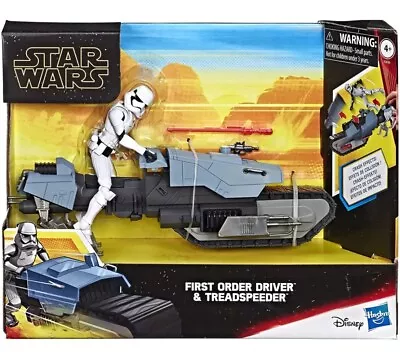Buy Star Wars The Rise Of Skywalker Tread Speeder Bike & First Order Trooper Figure • 12.99£