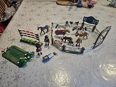 Buy Playmobil Horse Pen Bundle And Accessories Pony Stables Farm Add On • 9.95£