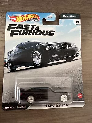 Buy 2020 Hot Wheels Premium Fast And Furious BMW M3 E36 Euro Fast Real Riders • 22.99£