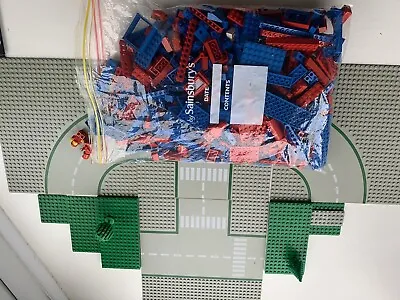 Buy Lego 1kg Job Bundle Together With Set Of 5 Base Road Network Plates • 4.20£