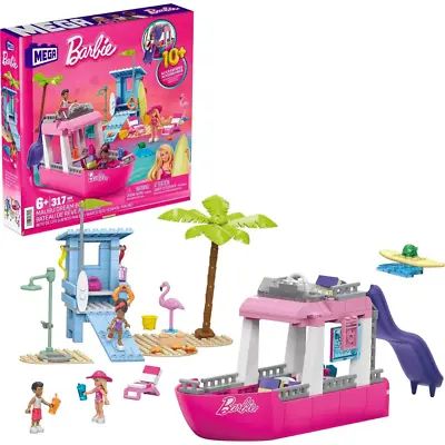 Buy MEGA Barbie Dream Boat Building Toy For Boys And Girls  6 Years Includes 317 • 39.98£