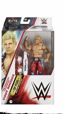 Buy WWF WWE Elite Mattel Wrestling Figure Top Picks Cody Rhodes New • 29.95£