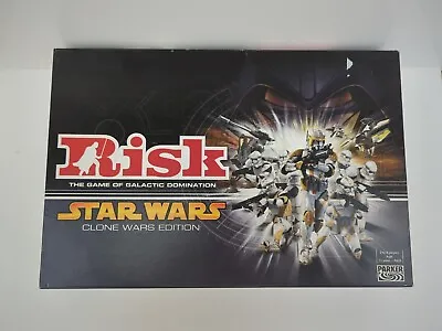 Buy Risk STAR WARS Clone Wars Edition Parker Hasbro Game Of Galactic Dominance 2005 • 14£