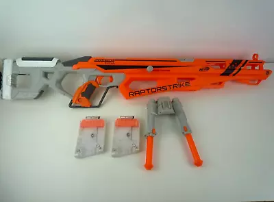 Buy Nerf Accustrike Series Raptorstrike Rifle Blaster With Bipod & 2 Magazines • 16.99£