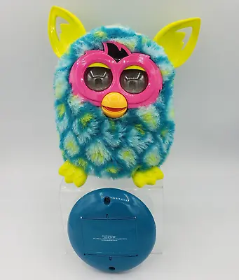 Buy Furby Boom Blue Green Peacock Yellow Ears Interactive Electronic Pet 2012 Hasbro • 29.99£