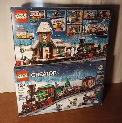 Buy LEGO 10254 Creator Winter Village Holiday Train + 10259 MISB CHRISTMAS STATION • 482.21£