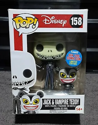 Buy Funko Pop - Jack & Vampire Teddy  #158 NYCC New York Comic Con Limited Edition • 21.99£