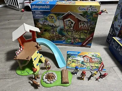 Buy Playmobil Set 71001 Family Fun Adventure Treehouse With Slide • 25£