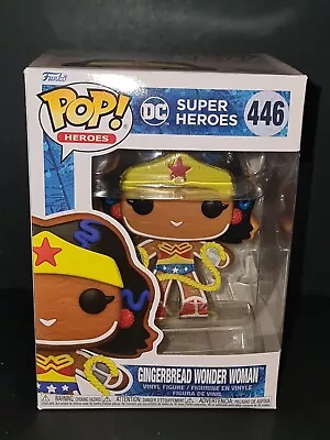 Buy Funko POP! Heroes: DC Holiday - Wonder Woman - WW - Gingerbread - DC Comics - Co • 12.95£