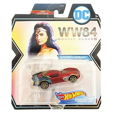 Buy Hot Wheels Character Cars DC WW84 Wonder Woman Diecast Car GJJ01 • 12.95£