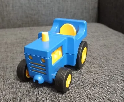 Buy Playmobil - 1989 Vintage Blue And Yellow Tractor  • 5.95£