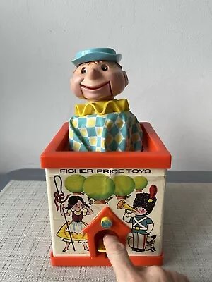 Buy Vintage Fisher Price Jack In The Box Puppet - 1970 - • 14£