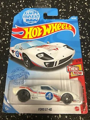 Buy FORD GT40 WHITE GUMBALL LONG CARD Hot Wheels 1:64 **COMBINE POSTAGE** • 2.95£