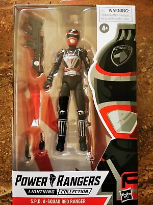 Buy POWER RANGERS Lightning Collection S. P. D A- SQUAD RED RANGER FIGURE New • 17.99£