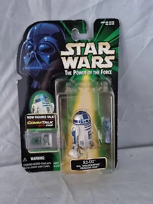 Buy Star Wars Potf Comm Talk R2-d2 & Holographic Princess Leia Figure • 21.99£