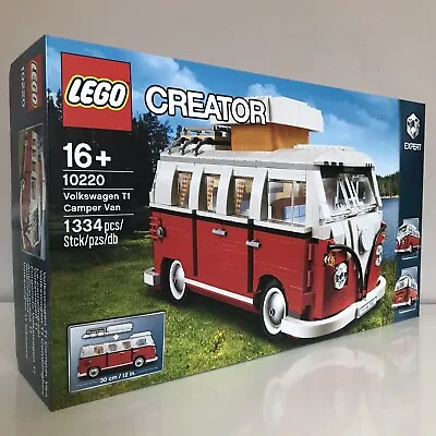 Buy New Factory Sealed LEGO Creator Expert 10220  VW T1 Camper Van Retired • 189.98£