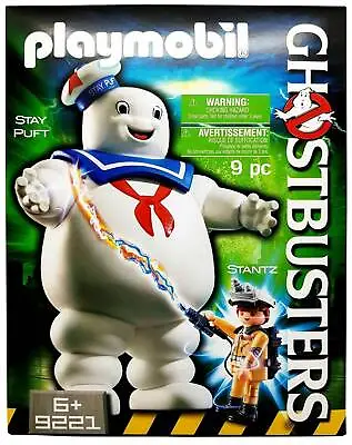 Buy Playmobil 9221 Ghostbusters Stay Puft Marshmallow Man & Ray Stantz Figure Set • 27.99£