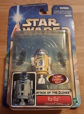 Buy Star Wars: R2-D2 - Attack Of The Clones - 2002 Coruscant Sentry Figure - Hasbro • 7.50£