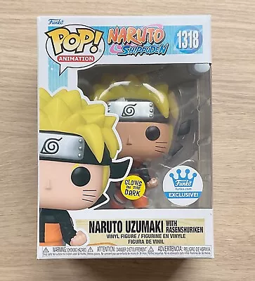 Buy Funko Pop Naruto Shippuden Naruto Uzumaki Rasenshuriken GITD #1318 + Protector • 34.99£