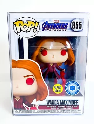 Buy Avengers Endgame - Wanda Maximoff GITD PIAB Exc Funko Pop 855 With Pop Protector • 49.99£