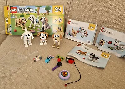 Buy LEGO CREATOR: Adorable Dogs (31137) 3 In 1. 100% Complete  • 10.95£