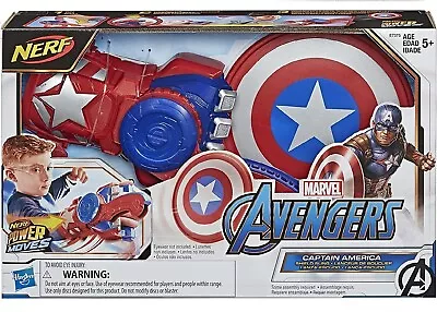 Buy Nerf Marvel Avengers Titan Hero Hasbro Volt Glider Captain America 12 Inch Play • 37.31£