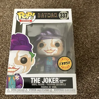 Buy Funko Pop! Heroes: DC Comics - The Joker Vinyl Figure Chase #337 BATMAN (1989) • 15.99£