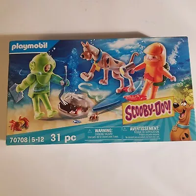Buy Playmobil 70608 Scooby Doo Underwater Treasure Diving Toy Set NEW Sealed Germany • 9.95£