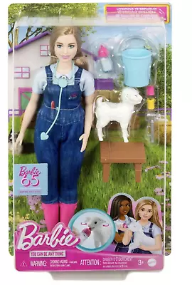 Buy Barbie 65th Anniversary Careers Farm Vet Doll & 10 Accessories Toy New With Box • 23.05£