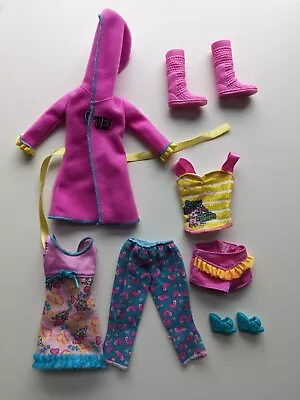 Buy 2011 Barbie Pajama Set Coll Fashionistas Sleepover Pack W3165 Evening Pajamas RARE • 15.38£