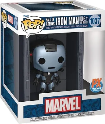 Buy FUNKO POP Hall Of Armor Iron Man Model 11 War Machine #1037 PX Previews RARE NEW • 13.99£