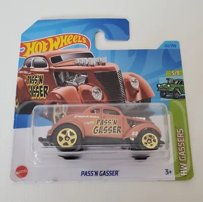 Buy Hot Wheels Pass'N Gasser Bronze 1:64 Diecast American Retro Drag Race  Toy Car  • 8.99£