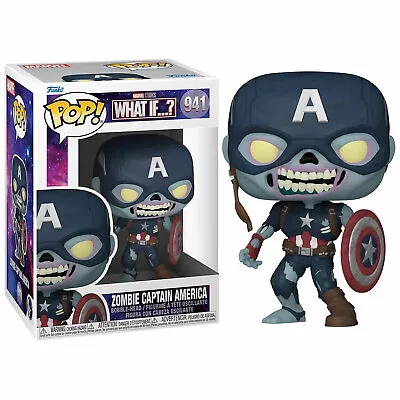Buy New Marvel What If...? Zombie Captain America Pop! Vinyl Figure • 16.94£