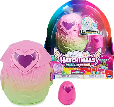 Buy HATCHIMALS CollEGGtibles, Rainbow-cation Family Hatchy Home Playset With 3 And 3 • 26.23£