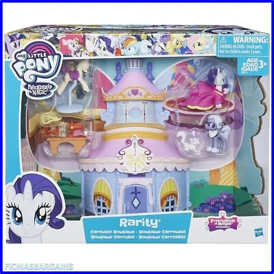 Buy My Little Pony Rarity Carousel Boutique Playset ( Hasbro B8812 ) NEW SEALED RARE • 84.95£