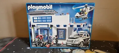 Buy PLAYMOBIL CITY ACTION SET No 9372 , POLICE STATION , CAR & HELICOPTER ETC BOXED  • 29.89£